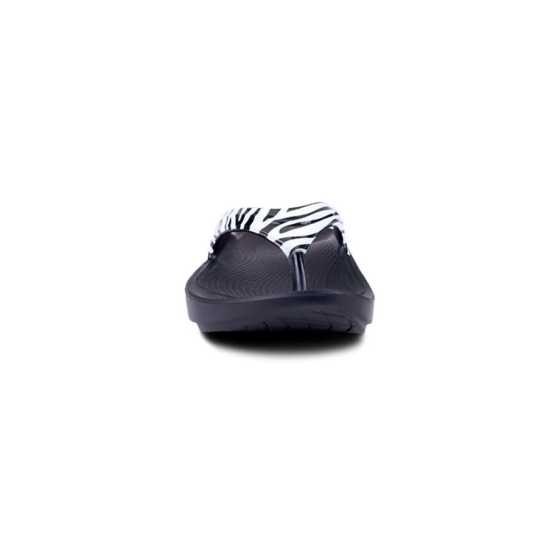 Oofos Women's OOlala Limited Sandal - Zebra rL6gxodO