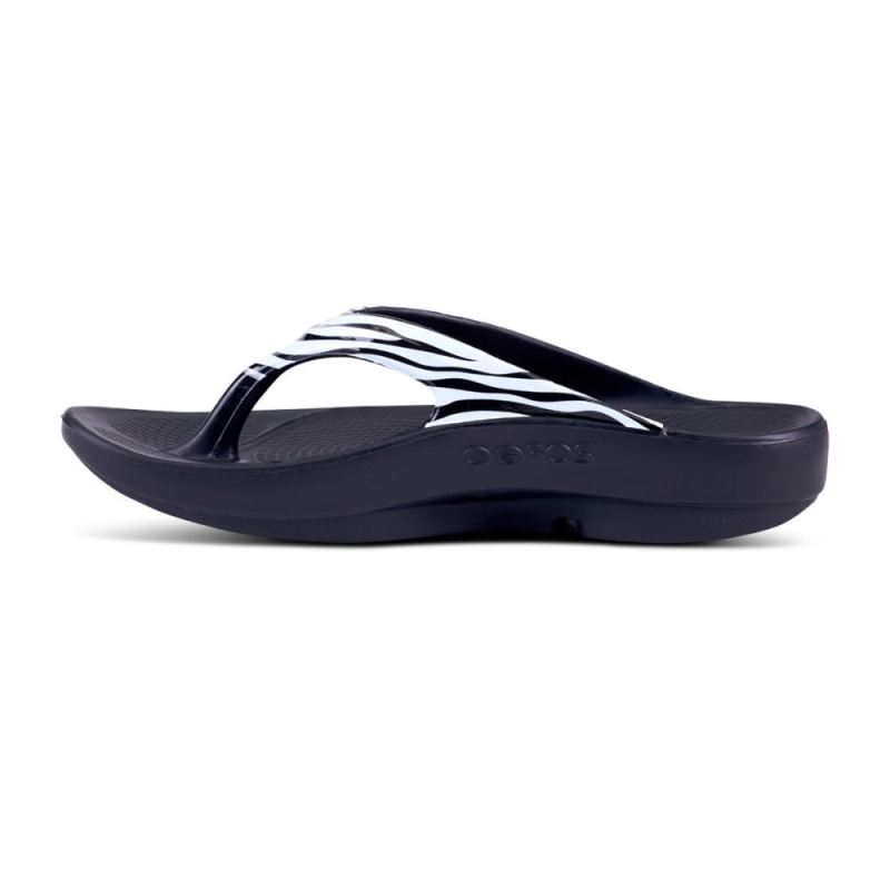 Oofos Women's OOlala Limited Sandal - Zebra rL6gxodO
