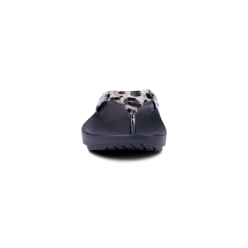 Oofos Women's OOlala Limited Sandal - Cheetah iBtyihi0