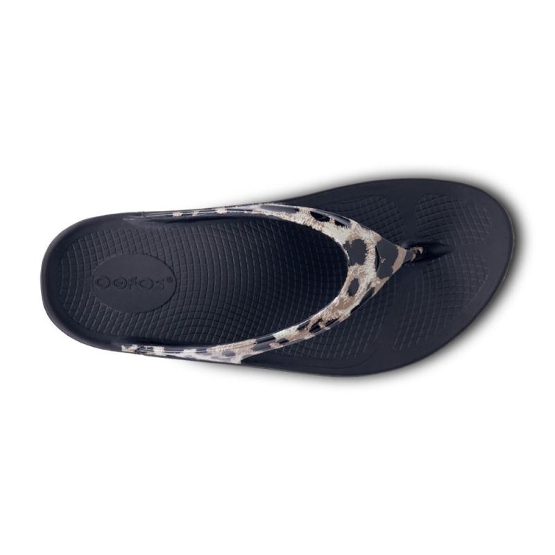 Oofos Women's OOlala Limited Sandal - Cheetah iBtyihi0