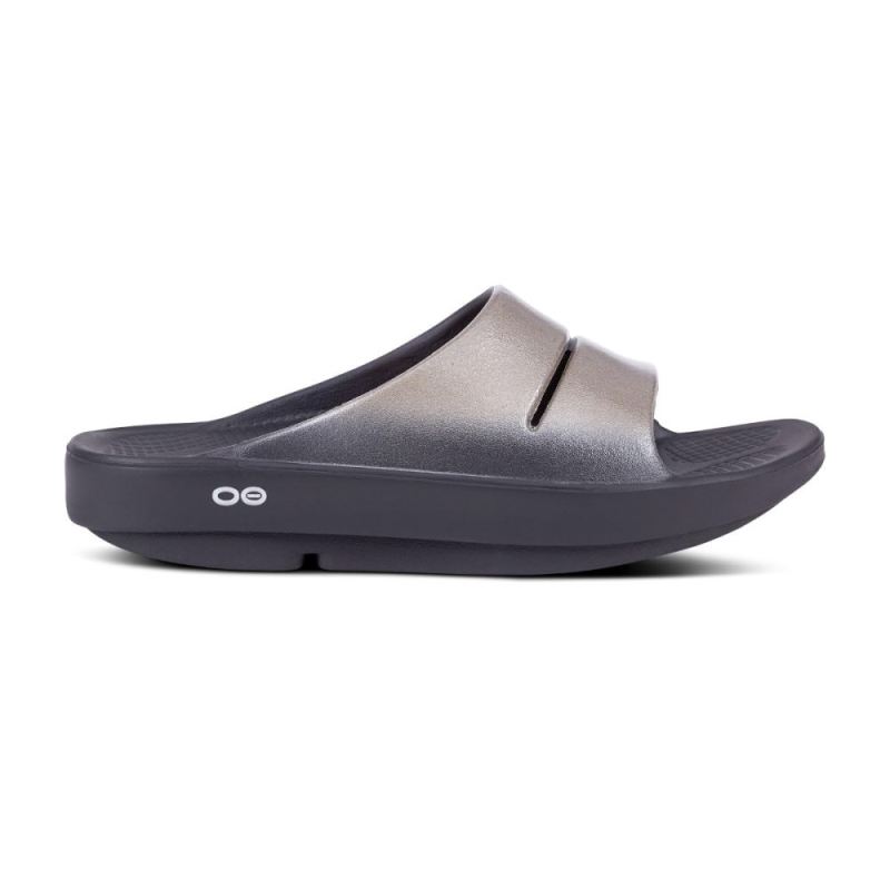 Oofos Women's OOahh Luxe Slide Sandal - Latte ItjiMBHf