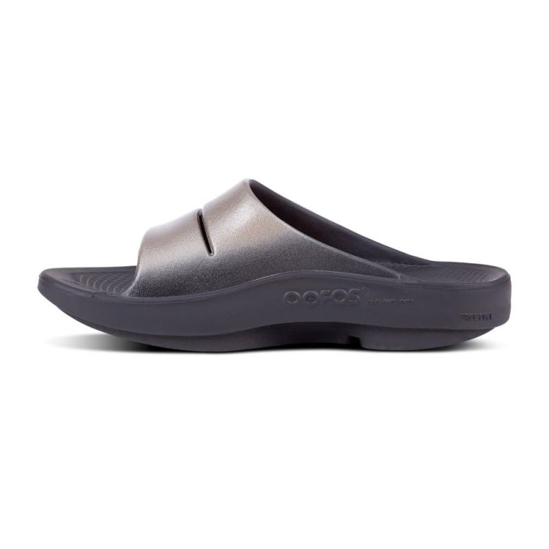Oofos Women's OOahh Luxe Slide Sandal - Latte ItjiMBHf