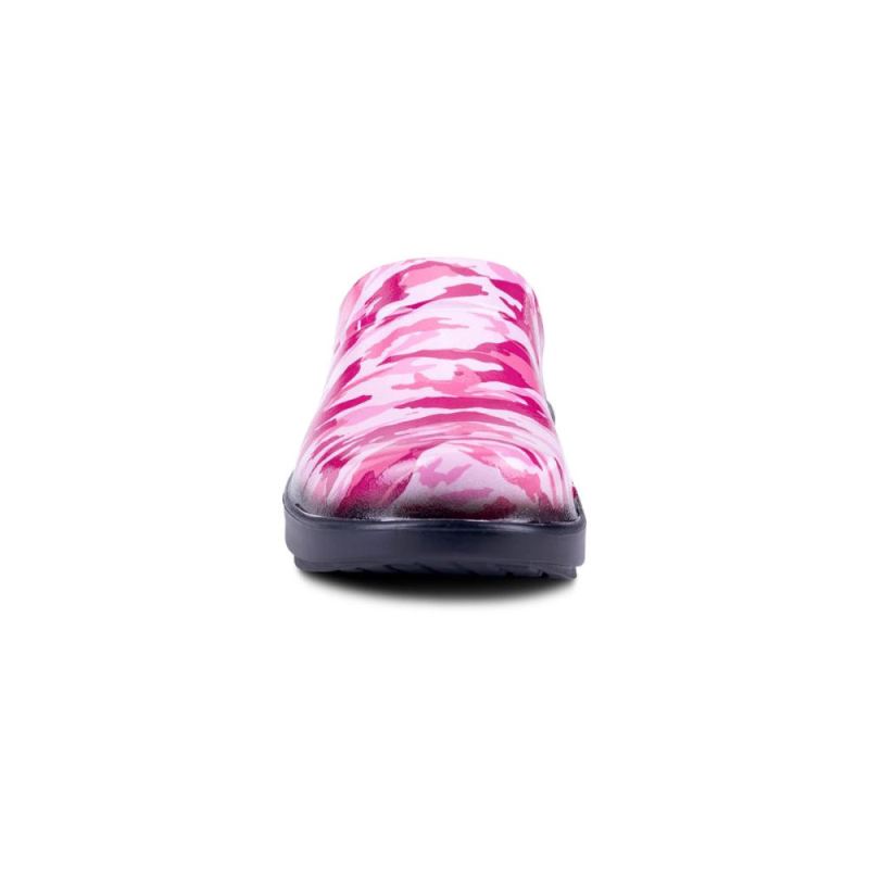 Oofos Women's OOcloog Limited Edition Clog - Project Pink Camo AAWKuQ8a