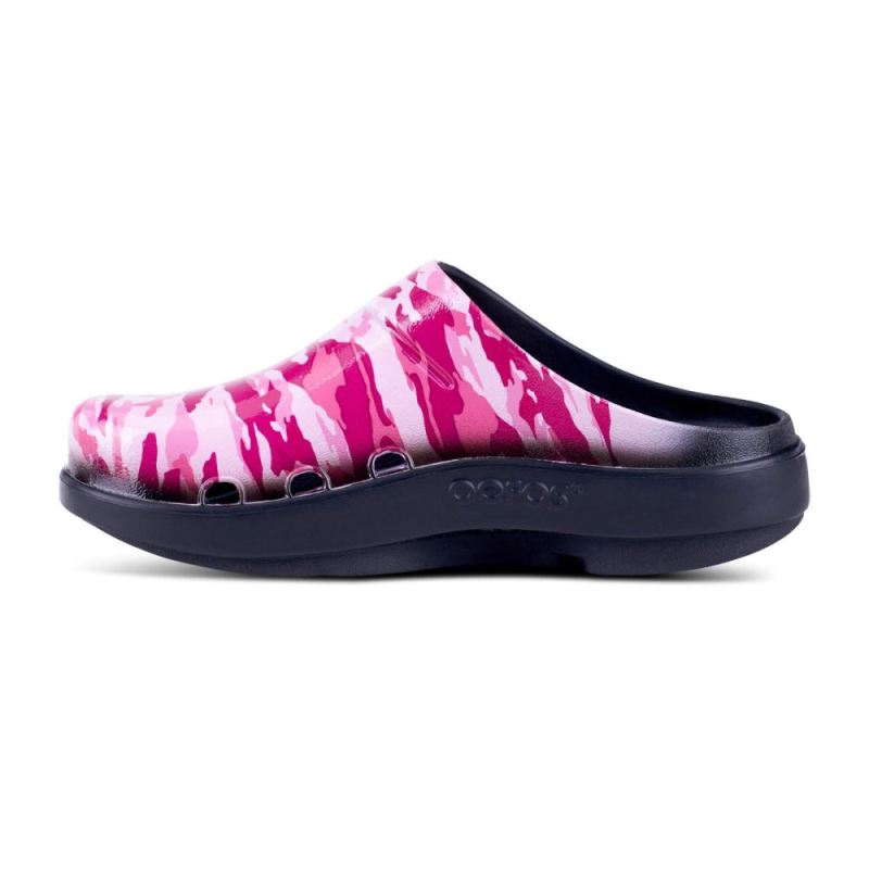 Oofos Women's OOcloog Limited Edition Clog - Project Pink Camo AAWKuQ8a