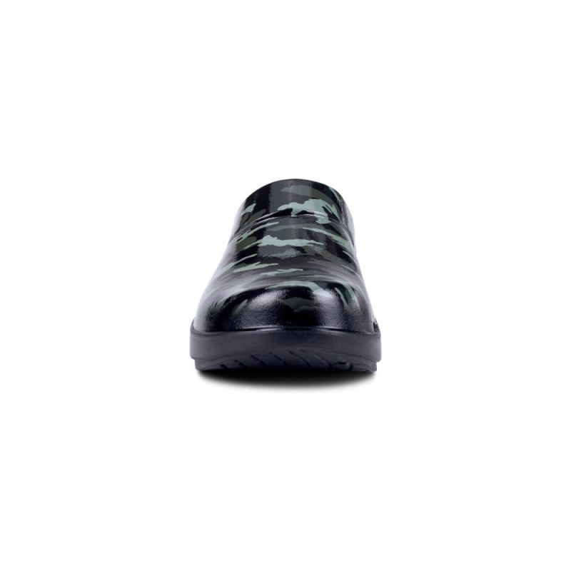 Oofos Women's OOcloog Limited Edition Clog - Green Camo NBzXk9n9