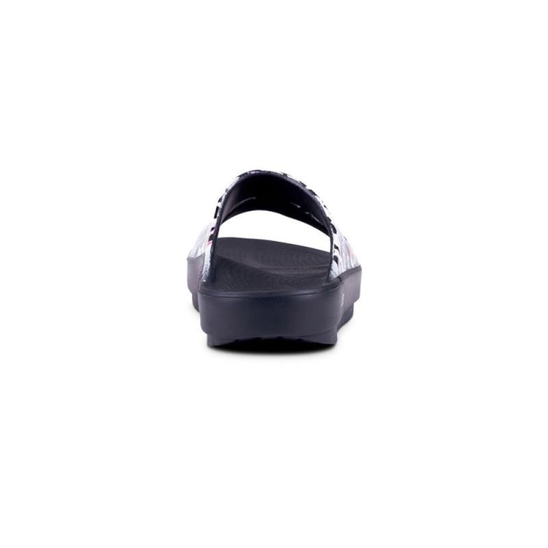 Oofos Women's OOahh Luxe Slide Sandal - Tiger Lily o1juAf3G