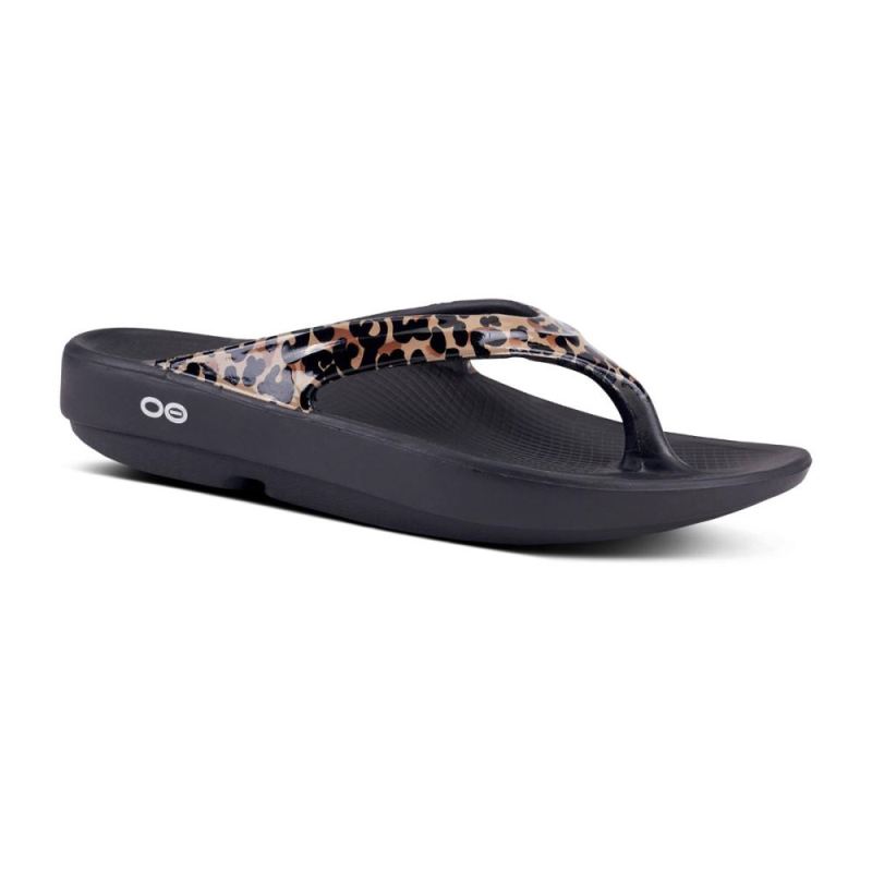 Oofos Women's OOlala Limited Sandal - Leopard 0C21BmP9