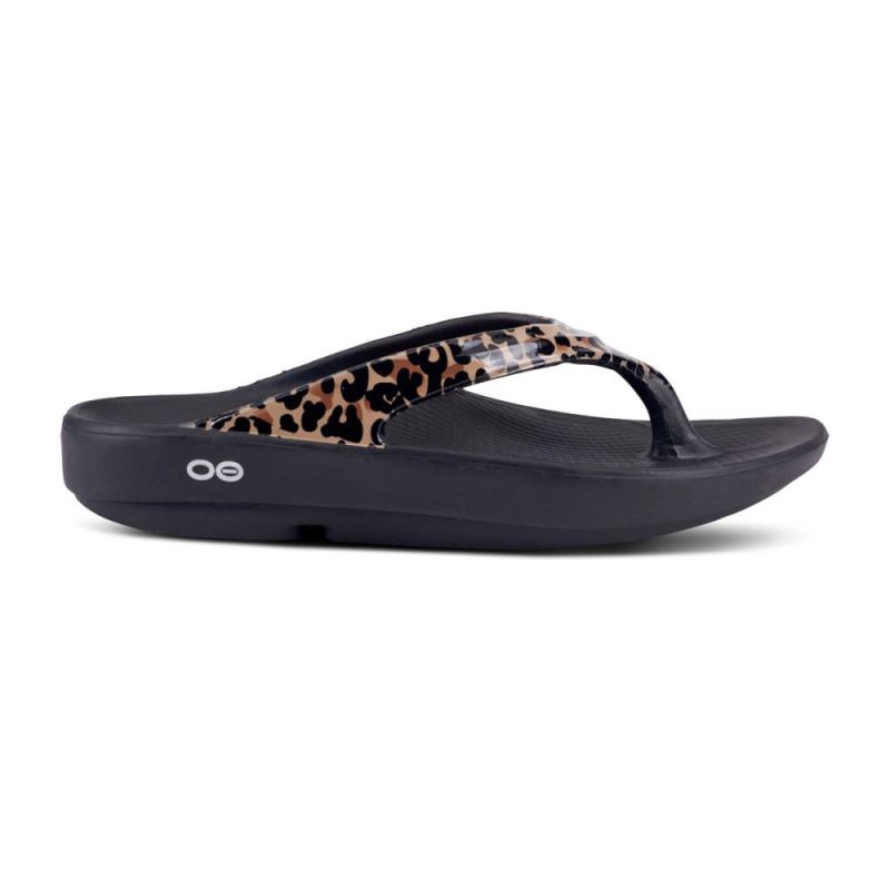 Oofos Women's OOlala Limited Sandal - Leopard 0C21BmP9