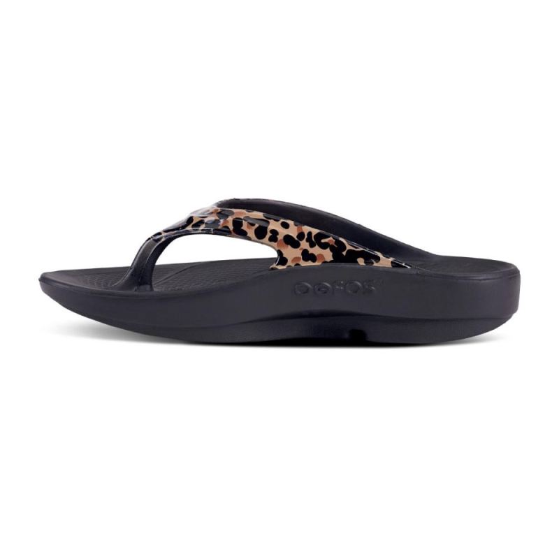 Oofos Women's OOlala Limited Sandal - Leopard 0C21BmP9
