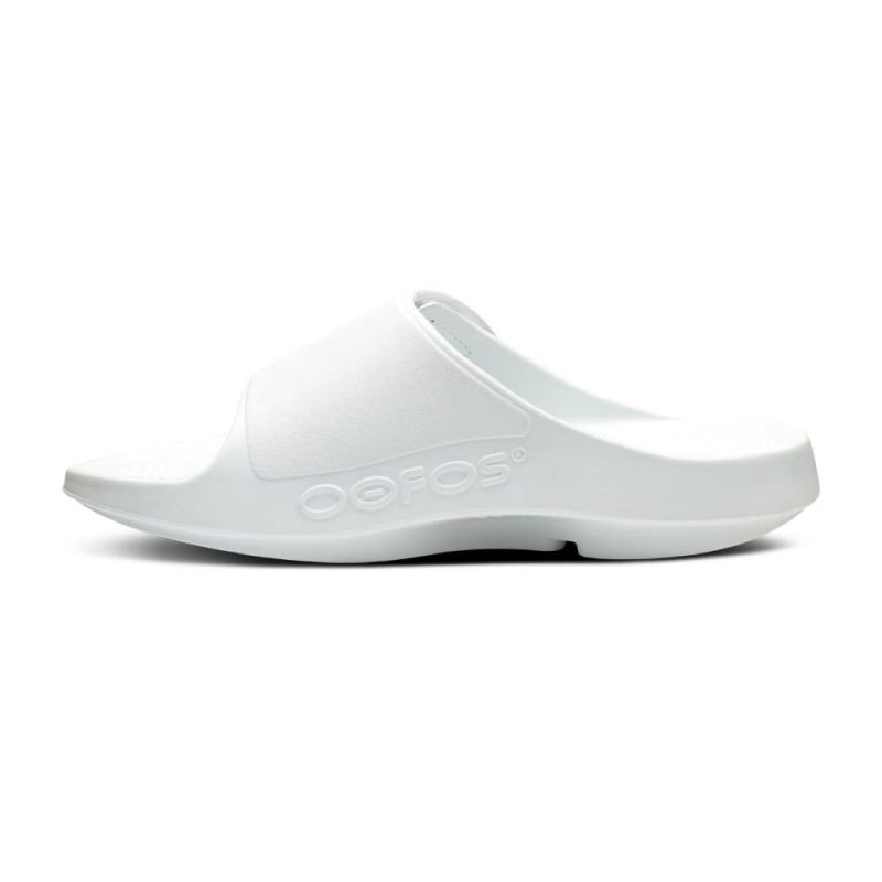 Oofos Women's OOahh Sport Flex Sandal - White Nb50SsUM
