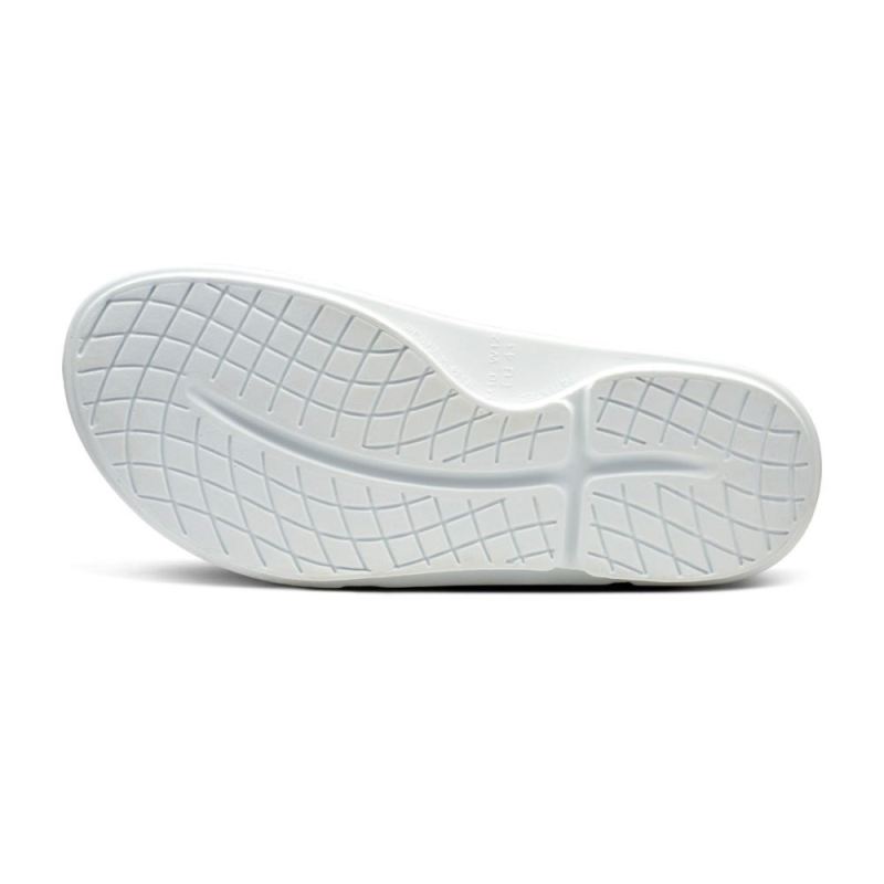 Oofos Women's OOahh Sport Flex Sandal - White Nb50SsUM