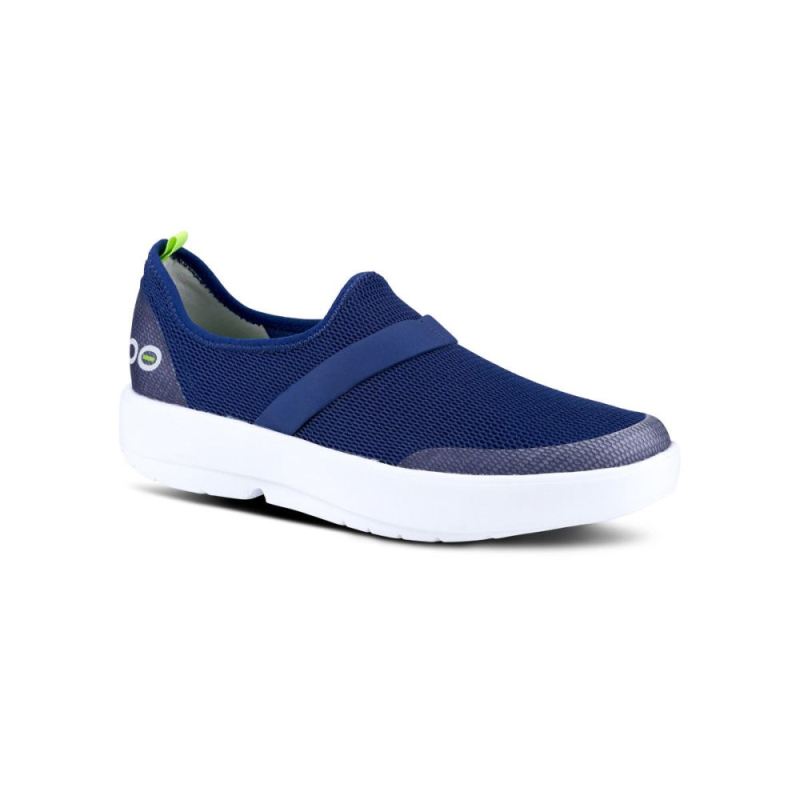 Oofos Women's OOmg Low Shoe - White Navy