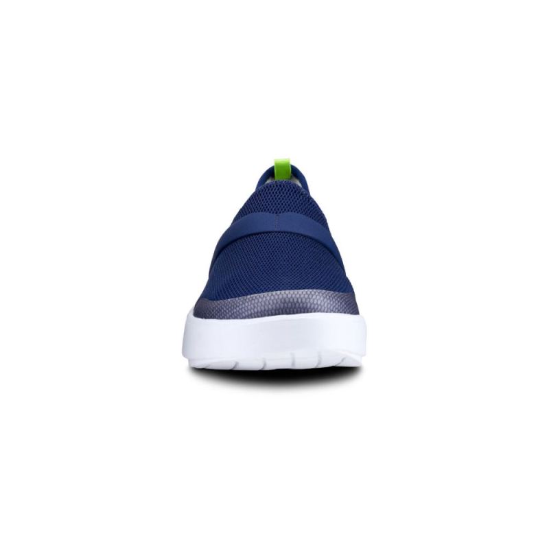 Oofos Women's OOmg Low Shoe - White Navy o9IIvvKn