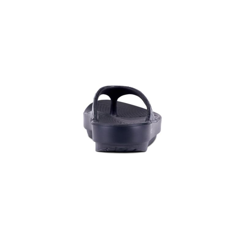 Oofos Women's OOlala Limited Sandal - Black Gator u3QzQrbn
