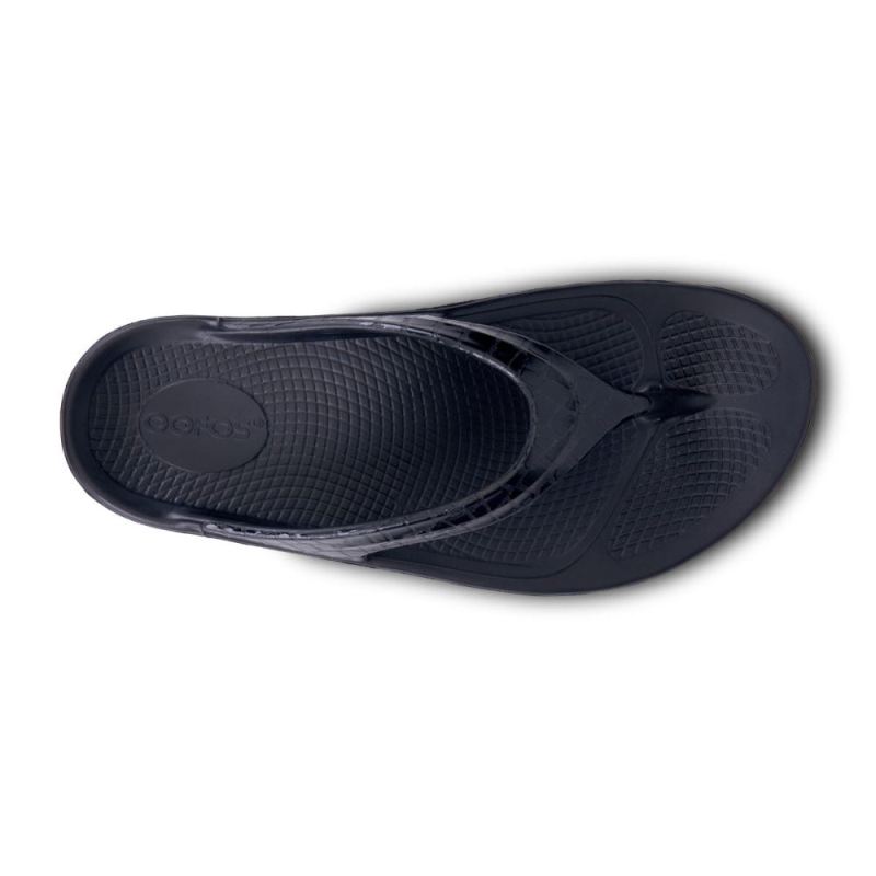 Oofos Women's OOlala Limited Sandal - Black Gator u3QzQrbn