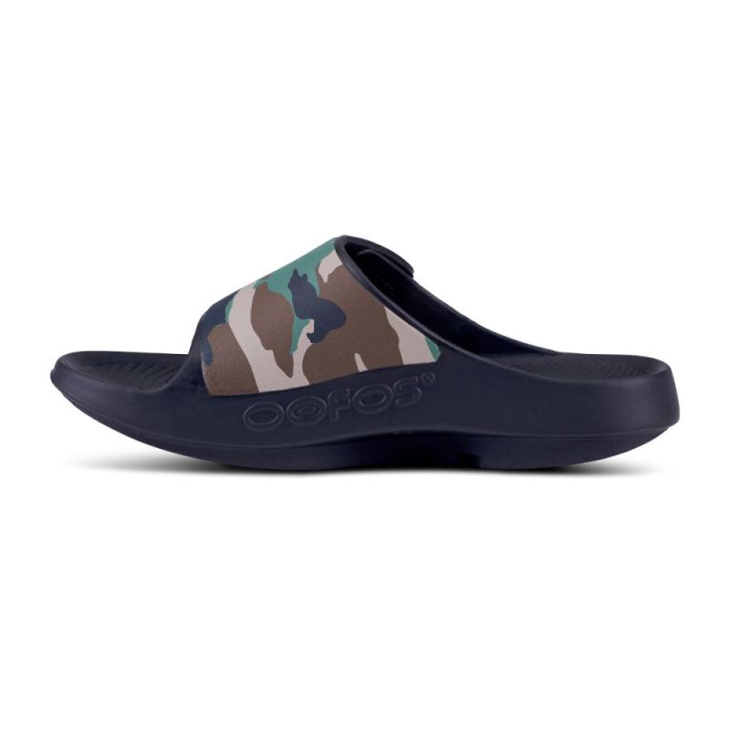 Oofos Women's OOahh Sport Flex Sandal- Woodland Camo yj5pL1g4