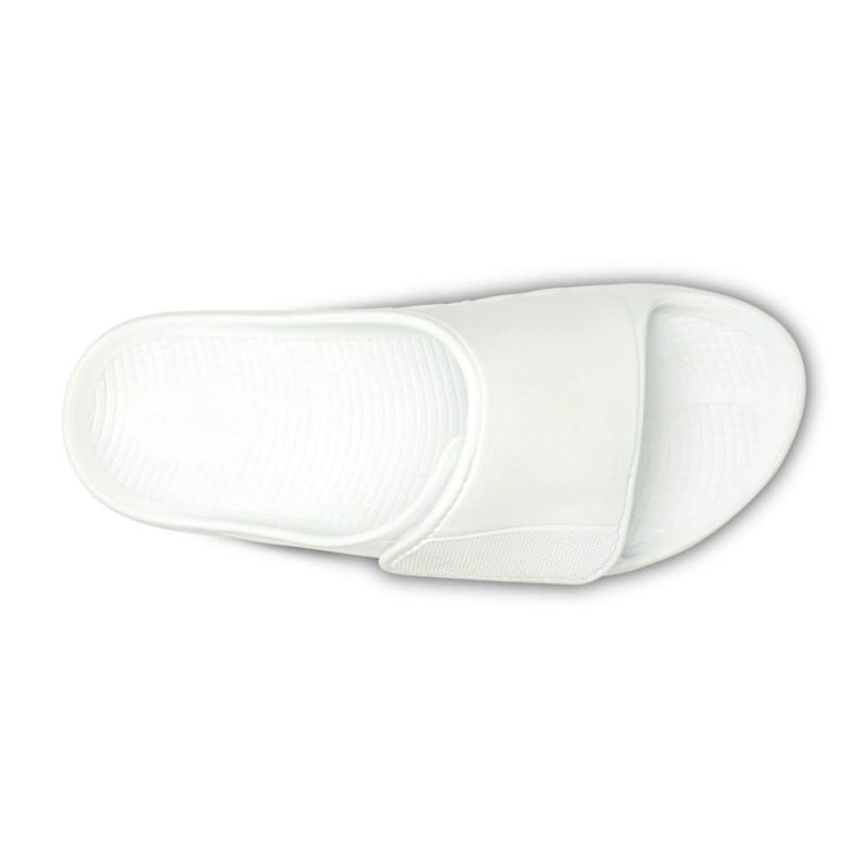 Oofos Men's OOahh Sport Flex Sandal - White 0NelTOIp