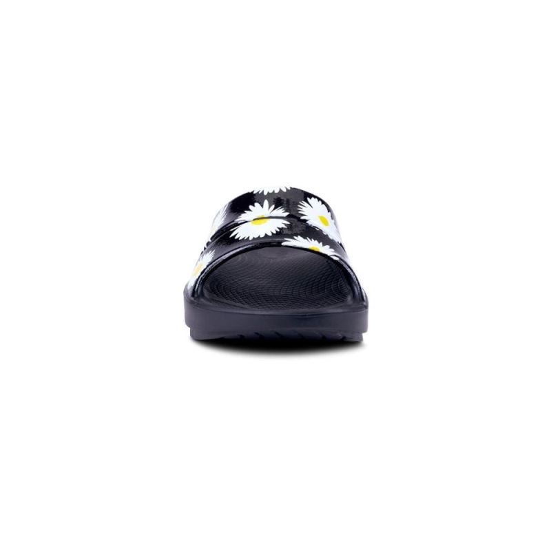 Oofos Women's OOahh Luxe Slide Sandal - Daisy vnGcpeoR