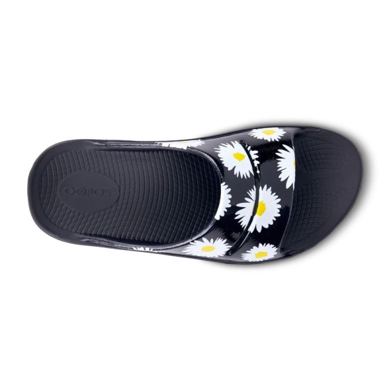 Oofos Women's OOahh Luxe Slide Sandal - Daisy vnGcpeoR