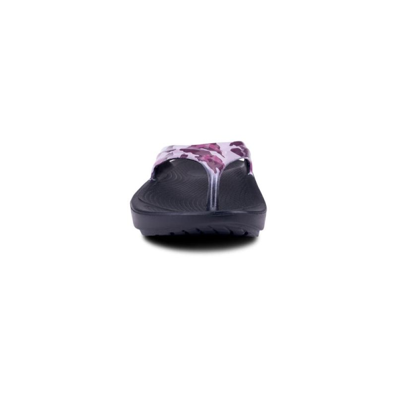 Oofos Women's OOlala Limited Sandal - Purple Camo 3ixVC83h