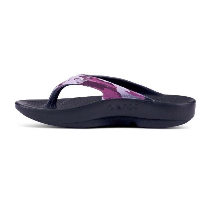 Oofos Women's OOlala Limited Sandal - Purple Camo 3ixVC83h
