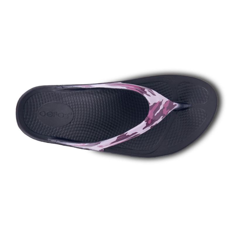 Oofos Women's OOlala Limited Sandal - Purple Camo 3ixVC83h