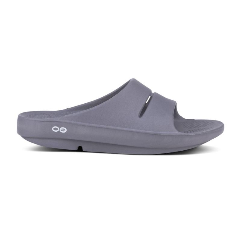 Oofos Men's OOahh Slide Sandal - Slate AHQiUbvM