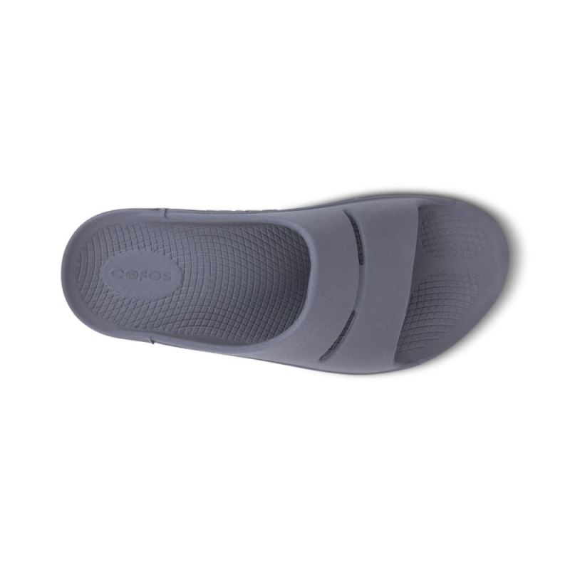 Oofos Men's OOahh Slide Sandal - Slate AHQiUbvM