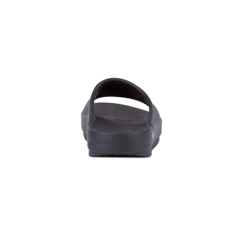 Oofos Women's OOahh Slide Sandal - Black ISZYH2Cd