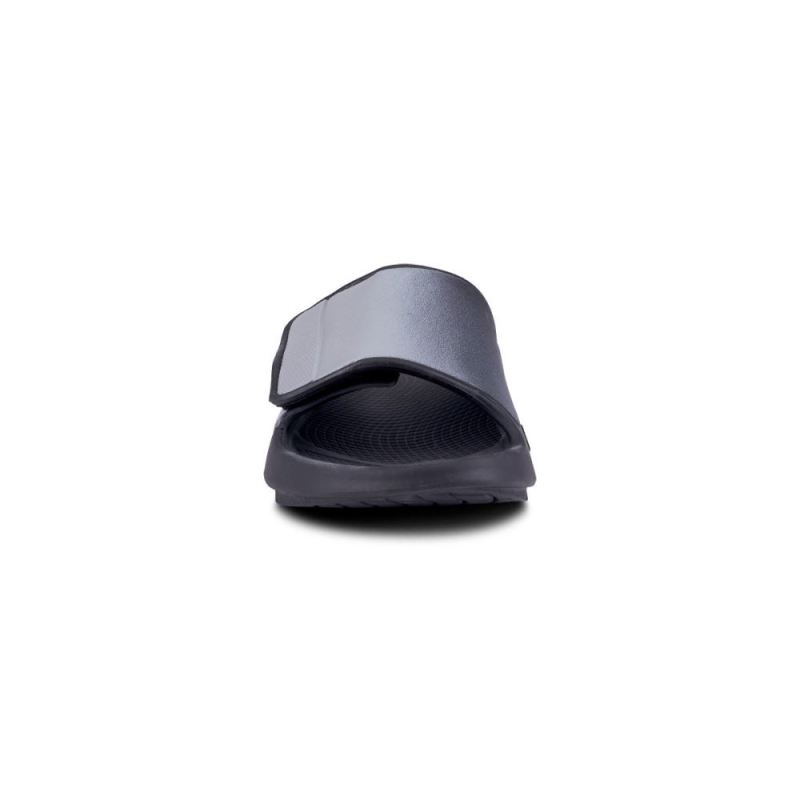 Oofos Men's OOahh Sport Flex Sandal- Gray ReMd2WM6