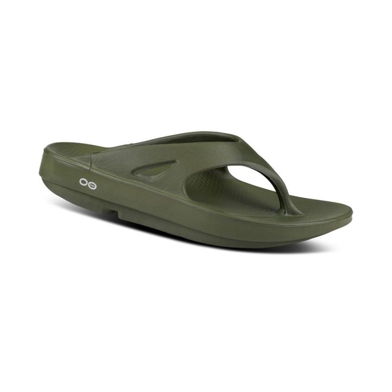 OOFOS MEN'S OORIGINAL SANDAL - FOREST GREEN