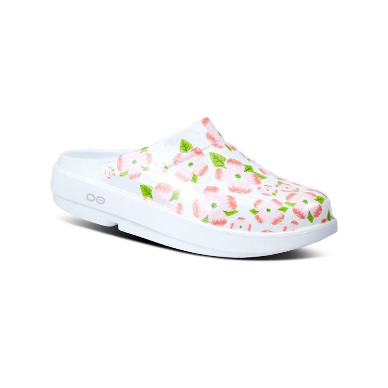 OOFOS WOMEN'S OOCLOOG LIMITED EDITION CLOG - CHERRY BLOSSOM