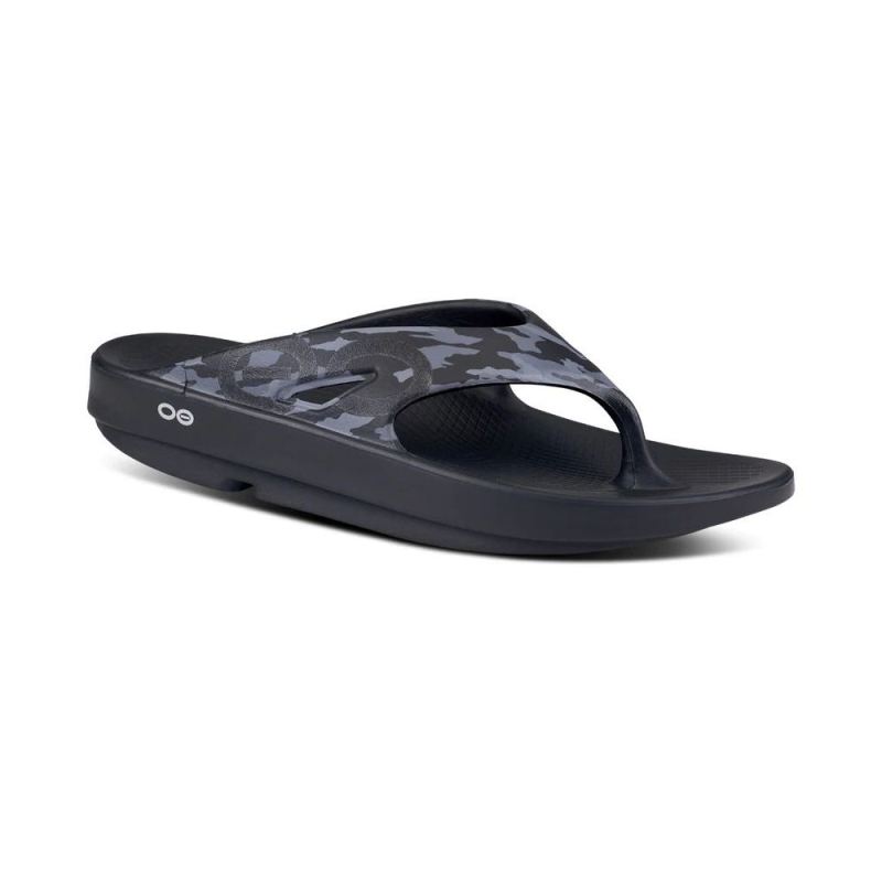 OOFOS MEN'S OORIGINAL SPORT SANDAL - BLACK CAMO